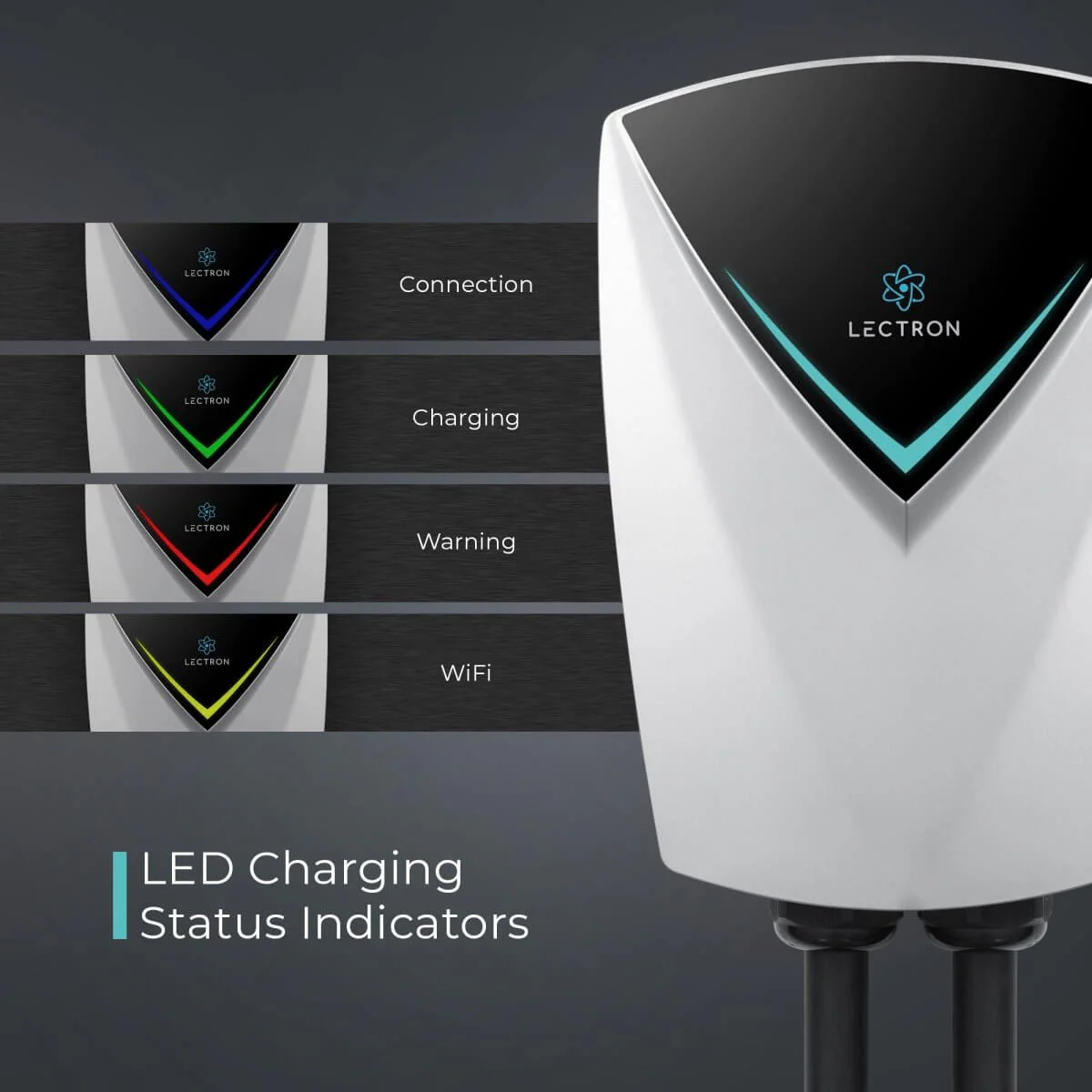 Lectron Home Level 2 NACS Tesla V-BOX Pro EV Charging Station WiFi App Version | 240V | 48 Amp | NEMA 14-50 / Hardwired - Image 5