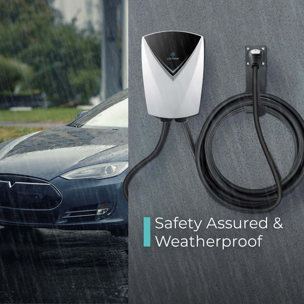 Lectron Home Level 2 NACS Tesla V-BOX Pro EV Charging Station WiFi App Version | 240V | 48 Amp | NEMA 14-50 / Hardwired - Image 8