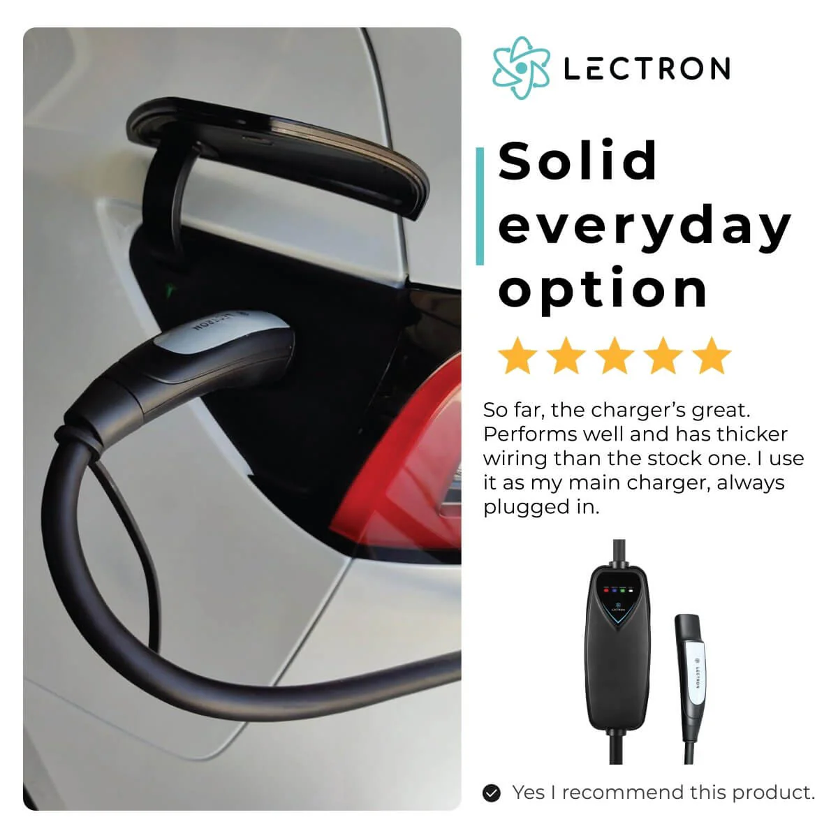 Lectron Portable Level 2 Tesla EV Charger | 240V | 40 Amp | NEMA 14-50 - Image 12