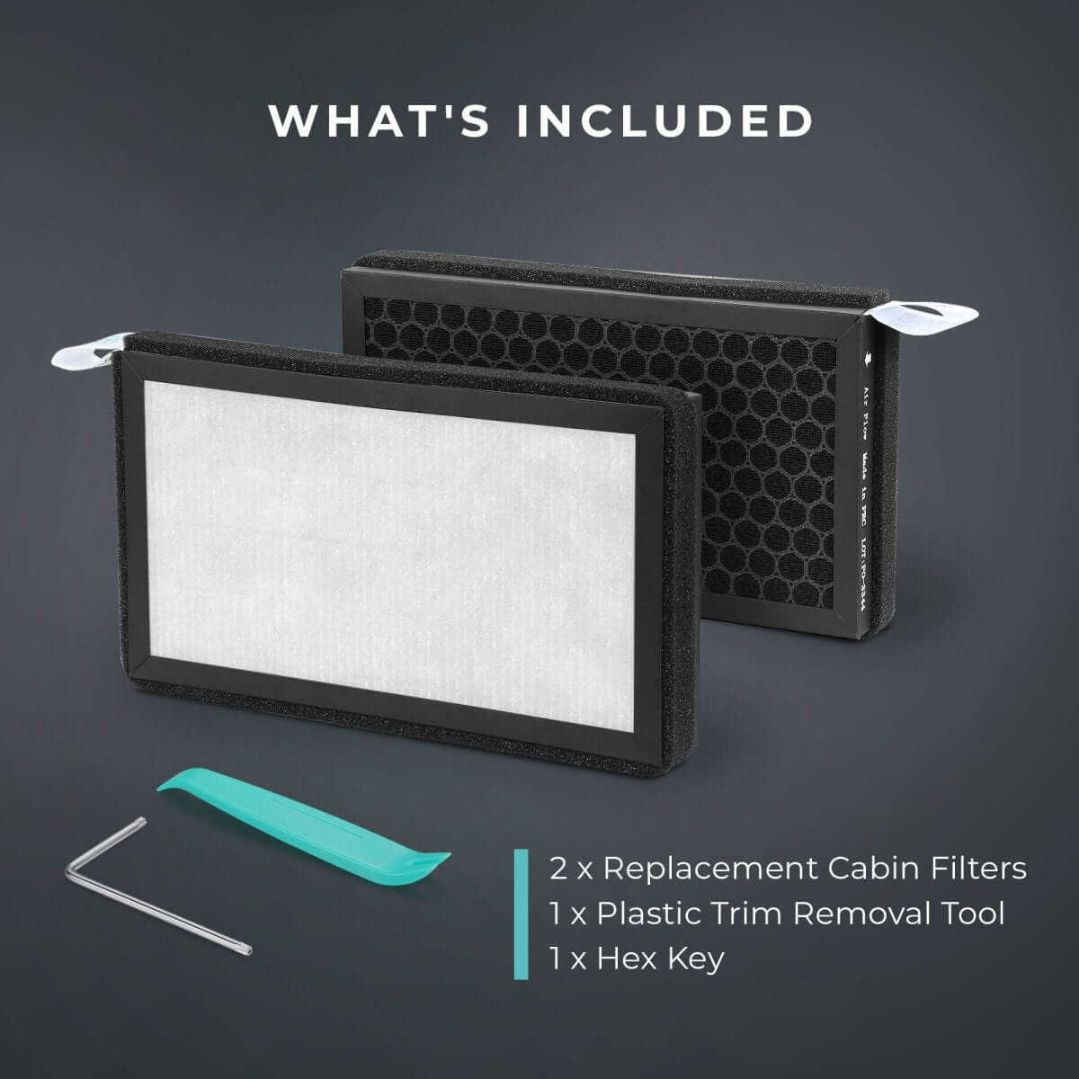 Lectron Cabin Air Filter Replacement for Tesla Model 3/Y (2-pack) & Cybertruck - Image 3