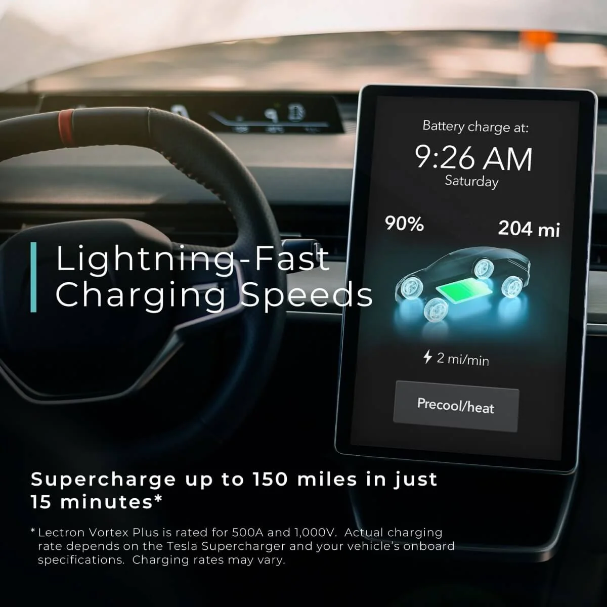 Lectron NACS to CCS Adapter with Interlock | Vortex Plus | 500A | 1,000V | UL 2252 Certified | Compatible with Tesla Superchargers - Image 5