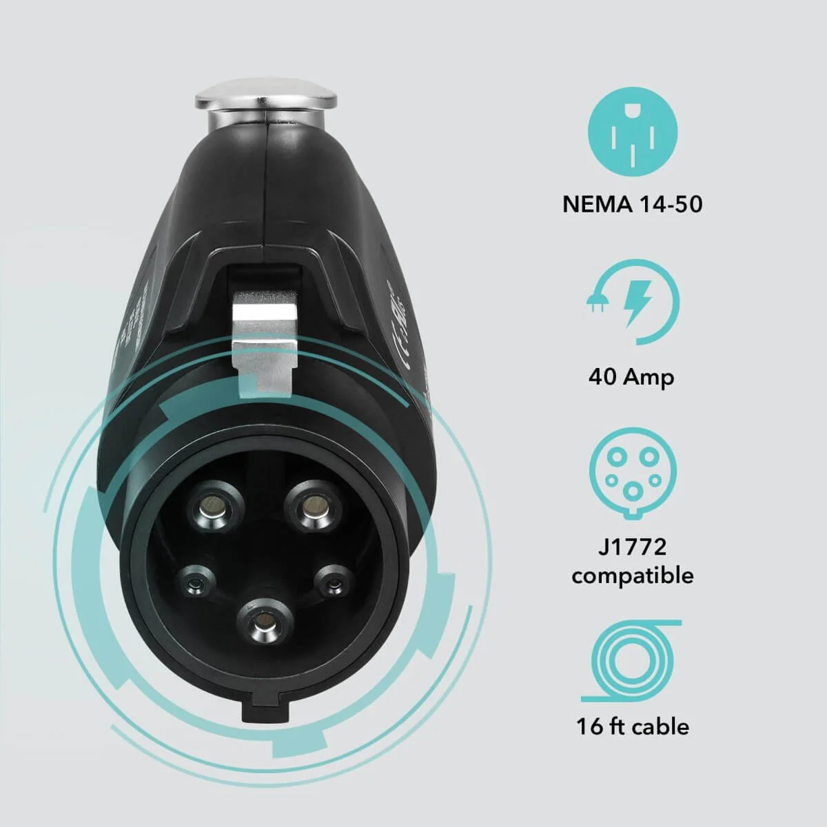 Lectron Portable Level 2 J1772 EV Charger | 240V | 40 Amp | NEMA 14-50 - Image 9