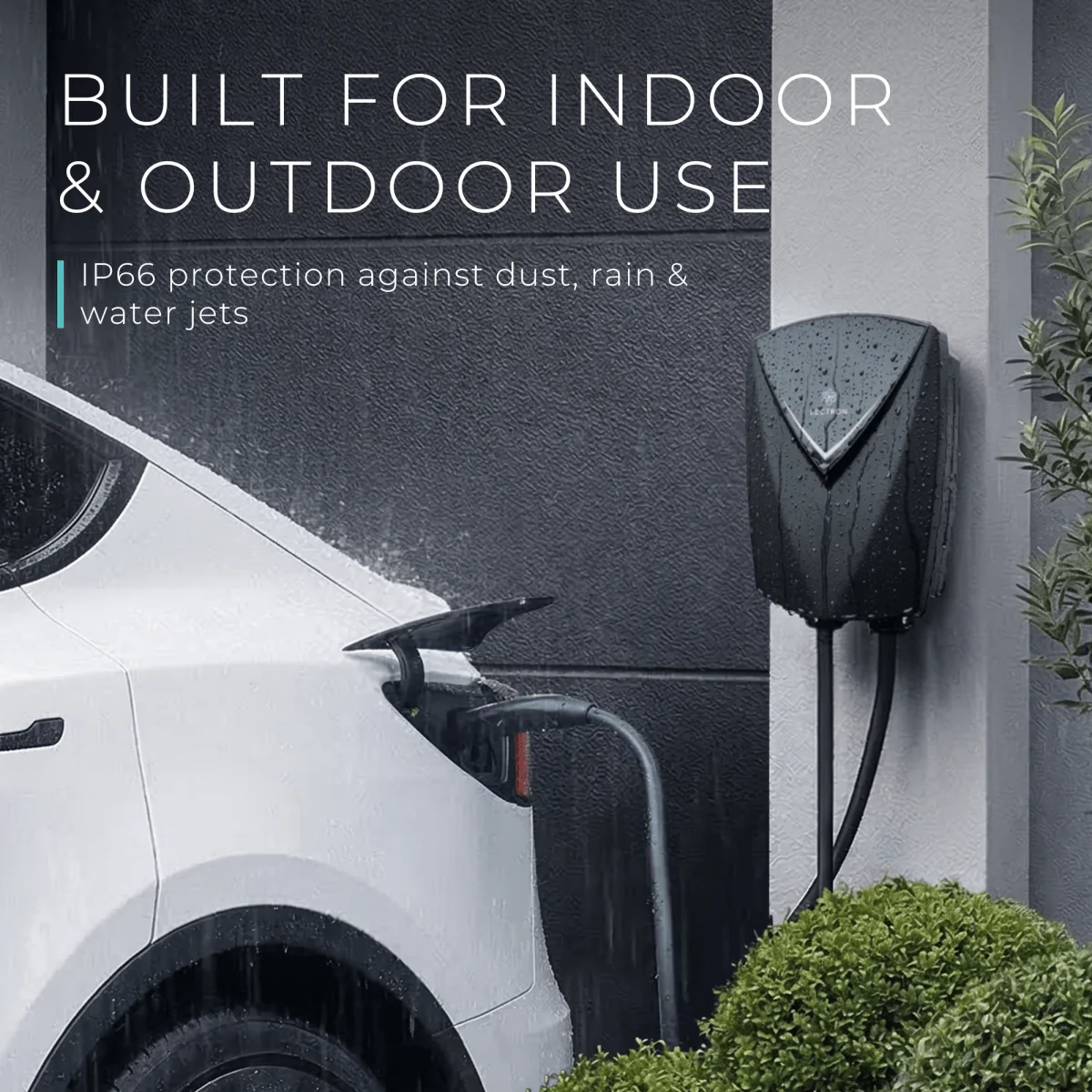 Lectron NEXUS Level 2 NACS Tesla EV Charging Station | 240V | 40 Amp | 23ft Cable & Wall Mount J-Hook & Plug Holder | NEMA 14-50 - Image 3