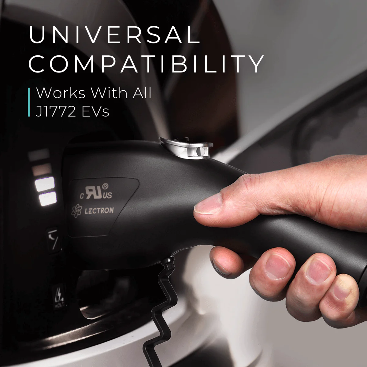 Lectron Portable Level 1 & 2 J1772 EV Charger | 120V & 240V | Adjustable Current 8-40A | NEMA 5-15 & 14-50 - Image 3