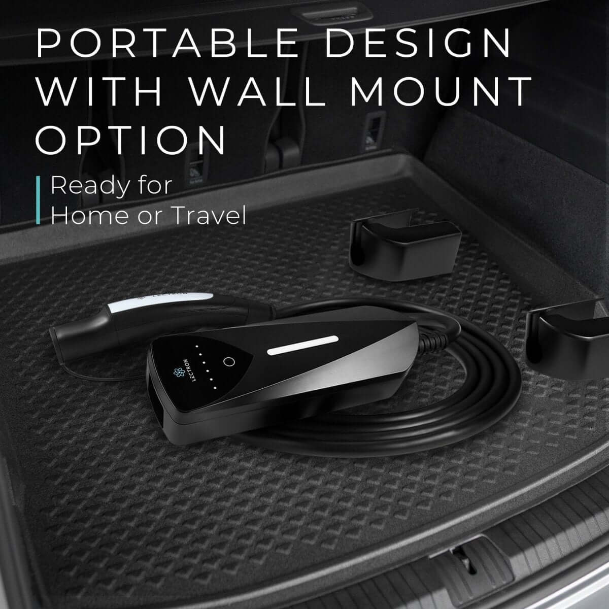 Lectron Portable Level 1 & 2 Tesla NACS EV Charger | 120V & 240V | Adjustable Current 8-40A | NEMA 5-15 & 14-50 - Image 6