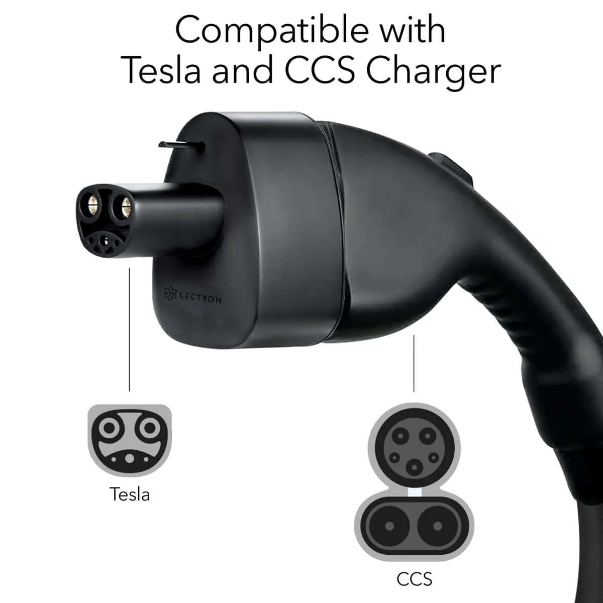 Lectron Portable Level 1 Tesla EV Charger + 500 Amp CCS to Tesla EV Charger Adapter Bundle | 120V | 15 Amp | NEMA 5-15 - Image 10