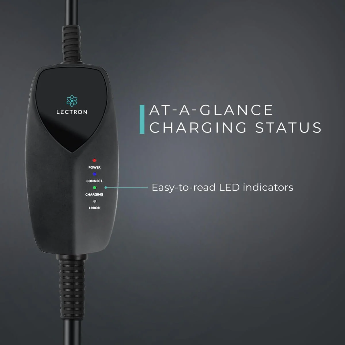 Lectron Portable Level 1 Tesla EV Charger (WiFi) with App Control | 120V | 12 Amp | NEMA 5-15 | 16 ft Cord - Image 4