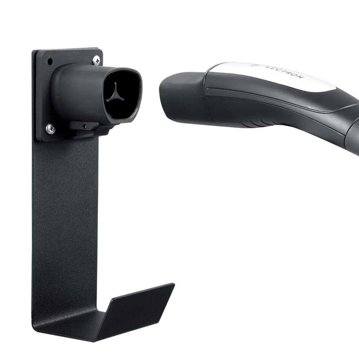 Lectron Tesla NACS EV Charger Nozzle Holster Dock & J-Hook | Cable Management - Image 3