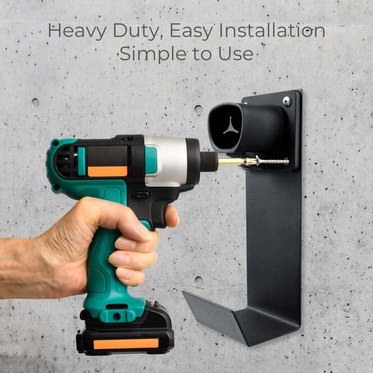 Lectron Tesla NACS EV Charger Nozzle Holster Dock & J-Hook | Cable Management - Image 4